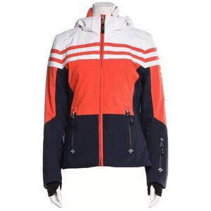 NEW $795 Bogner Unisex Kids Jacket! US XXL   Orange White & Navy  Waterproof